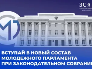 С 11 января 2024 года Законодательное Собрание Нижегородской области начинает формирование Молодежного парламента при Законодательном Собрании Нижегородской области(далее –Молодежный парламент) восьмого состава.